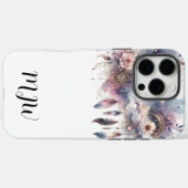 水の色ボホインディアン羽iPhone / iPadケース Case-Mate iPhoneケース (裏面 (横))