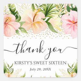 水の色ボホピンクローズボホSweet sixteen スクエアシール