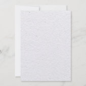 水の色ボホフローラと植物日付を保存 セーブザデート (裏面)