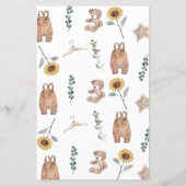 水の色ボホママまたはパパ赤ちゃんシャワーゲーム (裏面)