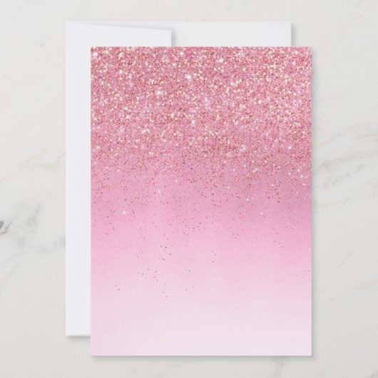 水の色ボホモダンテディベア女の子ベビーシャワー 招待状 (裏面)