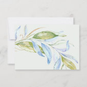 水の色ボホモダンリービーブランチ披露宴 招待状 (裏面)