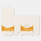 水の色ボホモダン砂漠サボテン赤ちゃんシャワー フェイバーボックス (見開き)