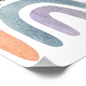 水の色ボホレインボーありがとう来さん ポスター (角)