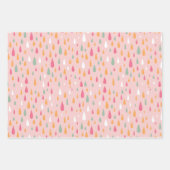 水の色ボホレインボーアンドスターズ ラッピングペーパーシート (正面3)