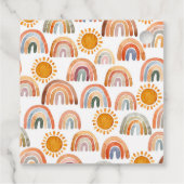 水の色ボホレインボーベビーシャワー フェイバータグ (裏面)