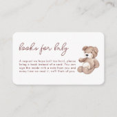 水の色ボホーブックで赤ちゃんシャワー エンクロージャーカード (正面)