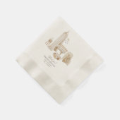 水の色ボホ男女兼用子供部屋ベビーシャワー 縁ありカクテルナプキン (角)