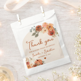 水の色ボホ秋カボチャ結婚の感謝の気持ち フェイバーバッグ