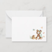 水の色ボーイアドベンチャー開始ありがとう ノートカード (裏面)