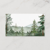 水の色ボーイアドベンチャー開始ベビーシャワーおむつ エンクロージャーカード (裏面)