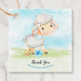 水の色ボーイシープファームありがとう フェイバータグ