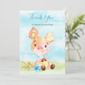 水の色ボーイピギーファームサンキュー サンキューカード (スタンド正面)