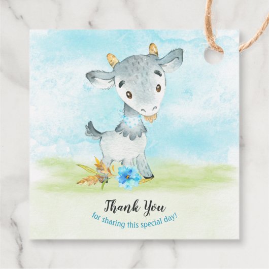 水の色ボーイヤギ農場ありがとう フェイバータグ (裏面)