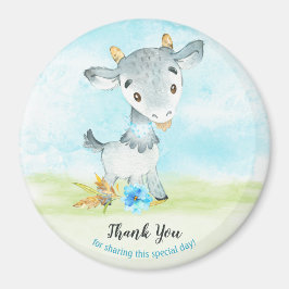 水の色ボーイヤギ農場ありがとう マグネット