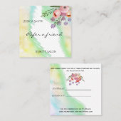 水の色ボーエレガントホフローラ紹介 紹介カード (正面/裏面)