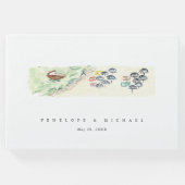 水の色ポジターノアマルフィコーストイタリ結婚アズ ゲストブック (正面)