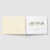 水の色ポジターノアマルフィコーストイタリ結婚アズ ゲストブック (全面)