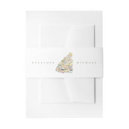 水の色ポジターノイタリア宛先ウェディング 招待状ベリーバンド