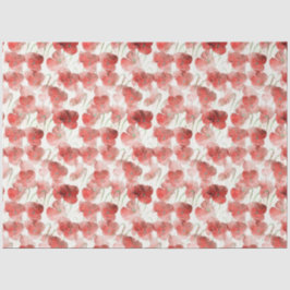 水の色ポピー花のパターン分離 薄葉紙