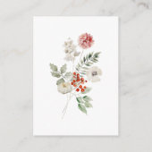 水の色ポーラベア赤ちゃんシャワー本リクエスト エンクロージャーカード (裏面)