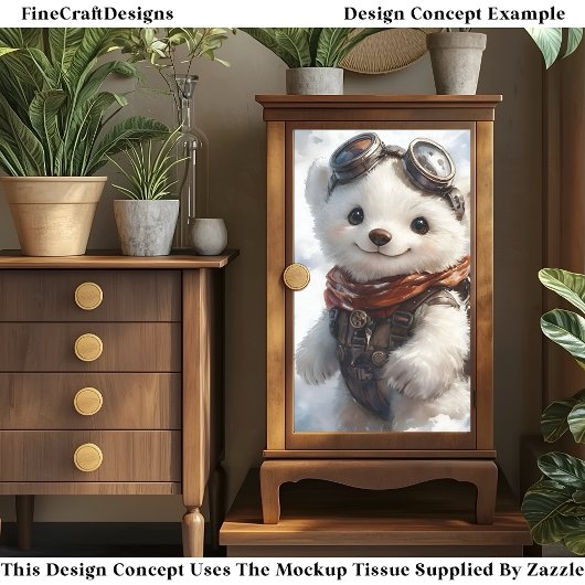 水の色ポーラベアCubエクスプローラーCD9デコページ 薄葉紙