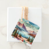 水の色マウンテンビューズ結婚の感謝 フェイバータグ (インサイチュ)