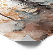 水の色マウンテンリハーサルディナーウェルカム ポスター (角)