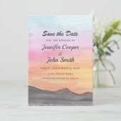 水の色マウンテンレイクビュー結婚ズ セーブザデート (スタンド正面)