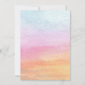 水の色マウンテンレイクビュー結婚ズ セーブザデート (裏面)