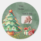 水の色マジカル ラウンドシール (正面)