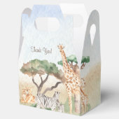 水の色ママとベビーアフリカ動物ありがとう フェイバーボックス (オープン)