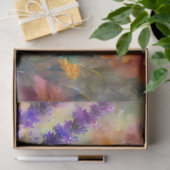 水の色マリゴールズラベンダーガーデンデコップページ 薄葉紙 (ギフト)