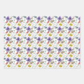 水の色マルディグラステーマ ラッピングペーパーシート (正面3)