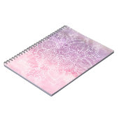 水の色マンダラホリスティックスピリチュアルヒーリング ノートブック (左側)