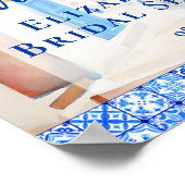 水の色マンマミアピンクの花ディスコへようこそ ポスター (角)