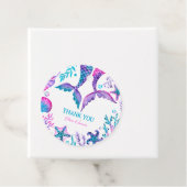 水の色マーメイドジョイント誕生日ありがとう フェイバータグ (インサイチュ)