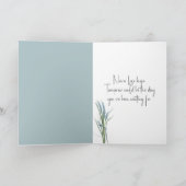 水の色マーメイド考えズ・オブ・ユー カード (内部)