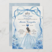 水の色ミクインズダスティブルーキンセアニラ 招待状 (正面/裏面)