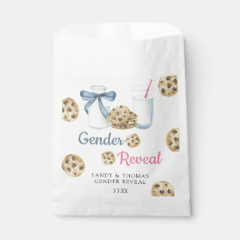 水の色ミルクとクッキー性別リビール フェイバーバッグ