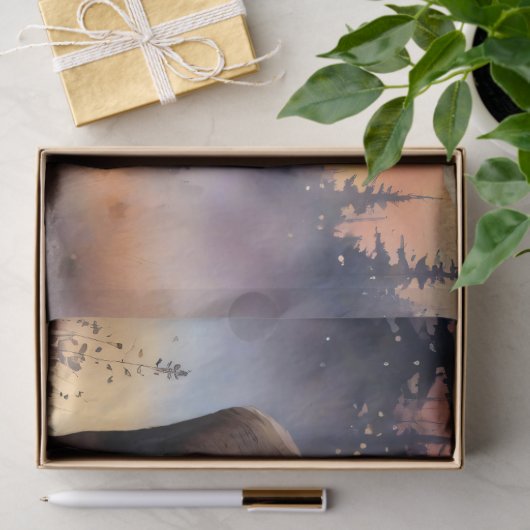 水の色ムースアットサンライズデクページ 薄葉紙 (ギフト)