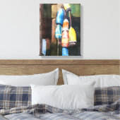 水の色メインロブスターブイ沿岸キャンバスプリント キャンバスプリント (インサイチュ (寝室))