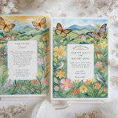 水の色メデリンコロンビア結婚自然 招待状