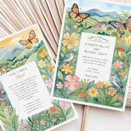 水の色メデリンコロンビア結婚自然 招待状