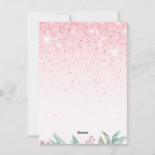 水の色メリークリスマスギフトの車 シーズンカード (裏面)