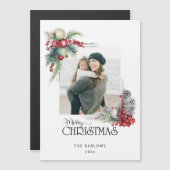 水の色メリークリスマスクリスマスフローラ写真 (正面/裏面)