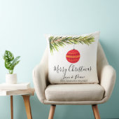 水の色メリークリスマスツリーメリーと明るい クッション (椅子)