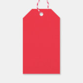 水の色メリークリスマスパインリースホリデー ギフトタグ (裏面)