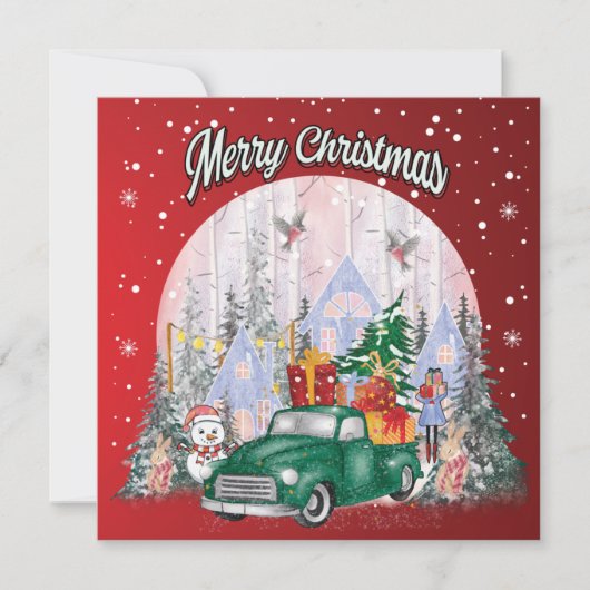 水の色メリークリスマス、ギフトの車。お前 (正面)