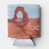 水の色モアブアーチズパークユタ結婚ーズ 缶クーラー (裏面)